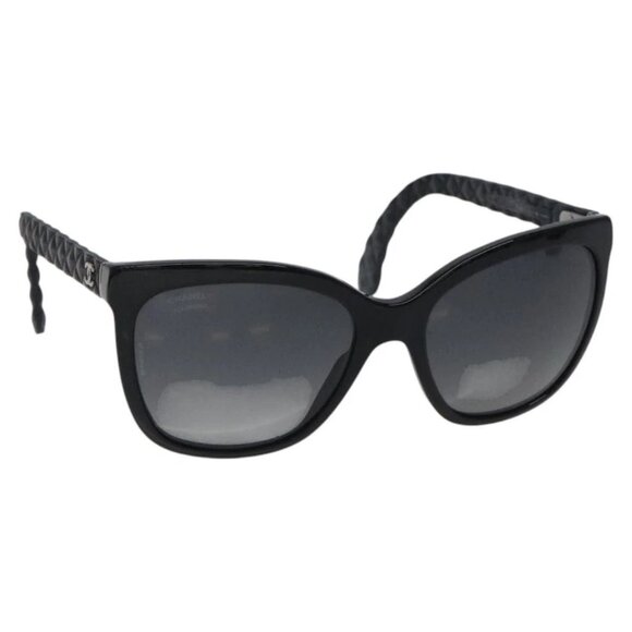 CHANEL Sunglasses plastic Black CC Auth 125009 - Picture 1 of 12